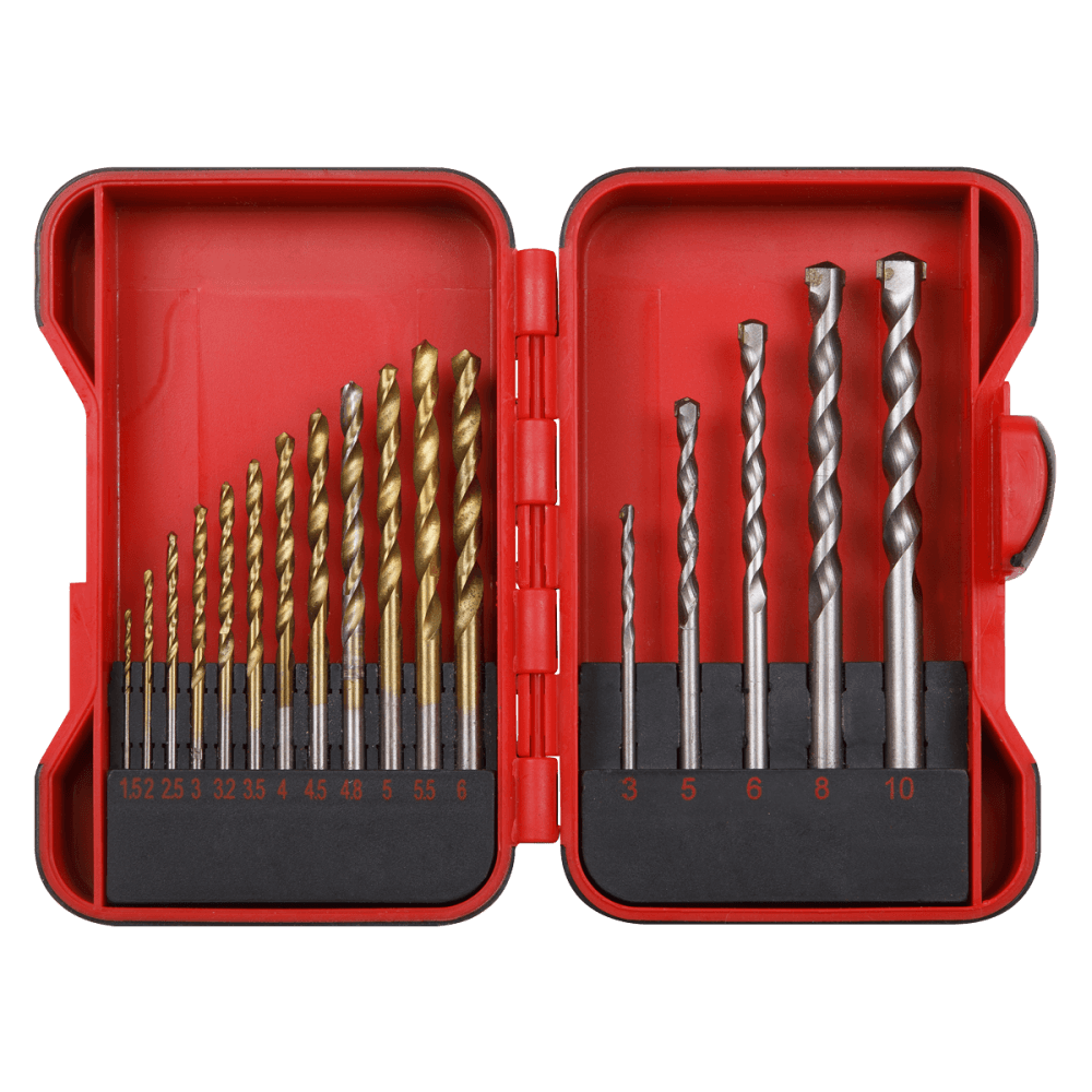 Sealey HSS/Masonry Drill Bit Set 17pc Model No- AK3717TCM