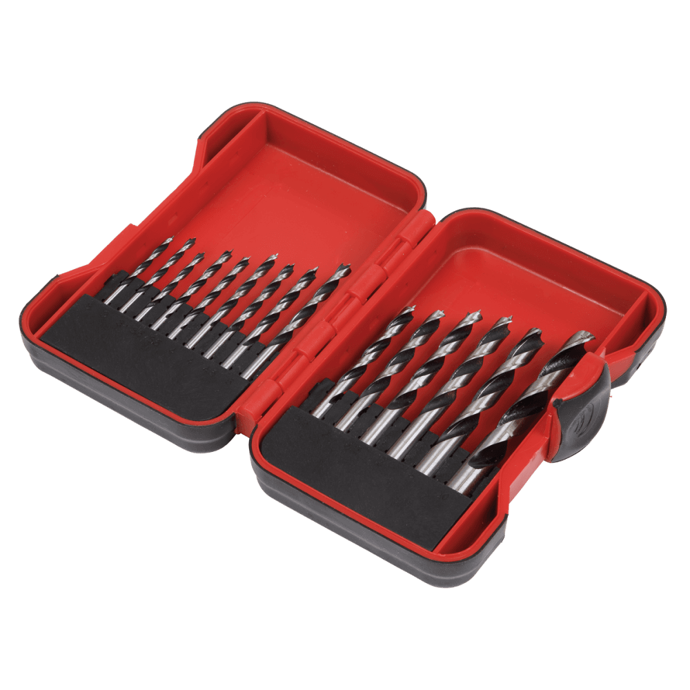 Sealey Brad Point Wood Drill Bit Set 15pc Model No- AK3715W