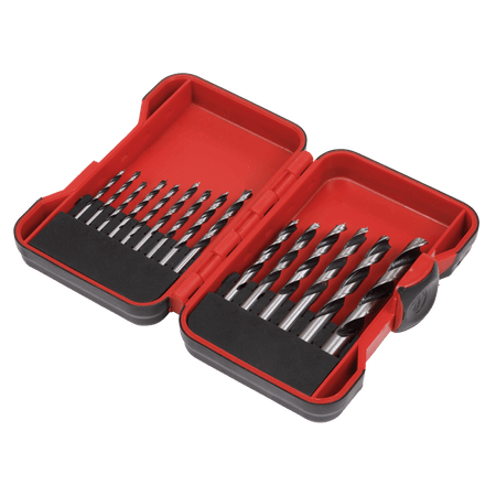 Sealey Brad Point Wood Drill Bit Set 15pc Model No- AK3715W