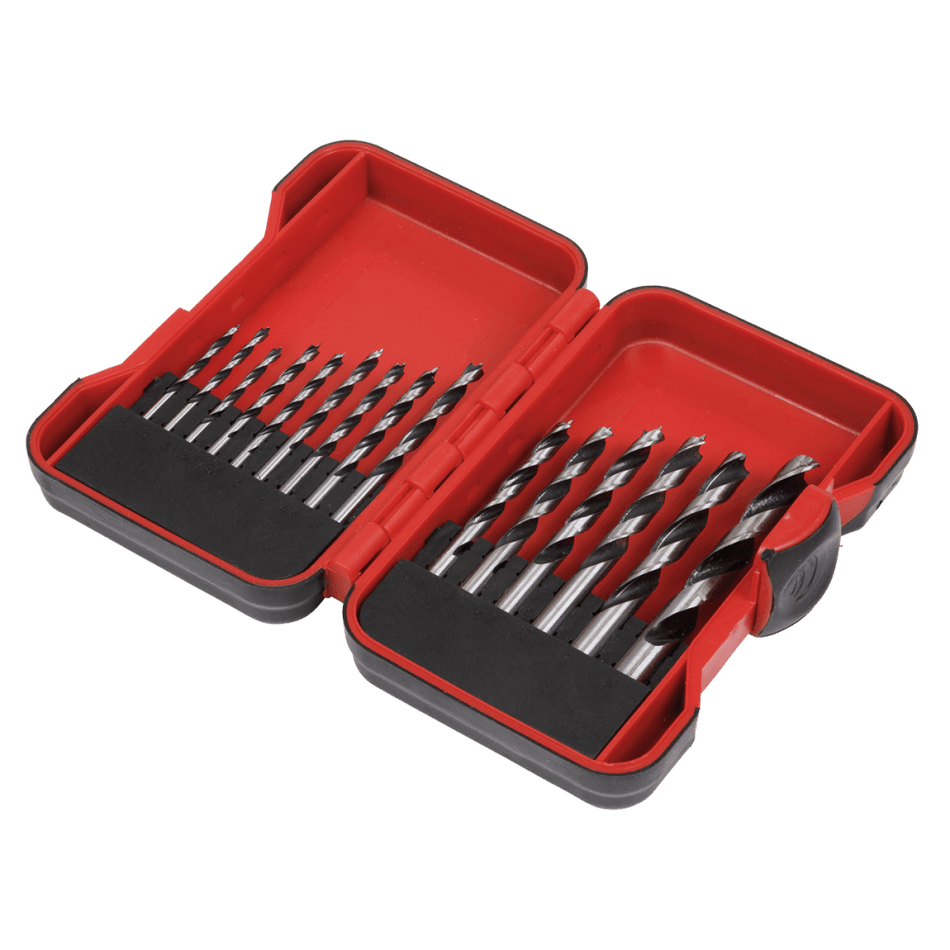 Sealey Brad Point Wood Drill Bit Set 15pc Model No- AK3715W