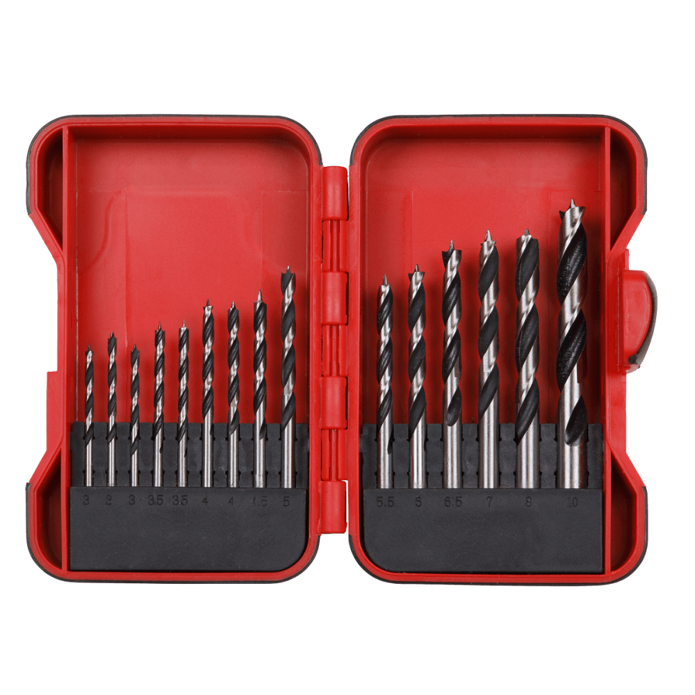 Sealey Brad Point Wood Drill Bit Set 15pc Model No- AK3715W