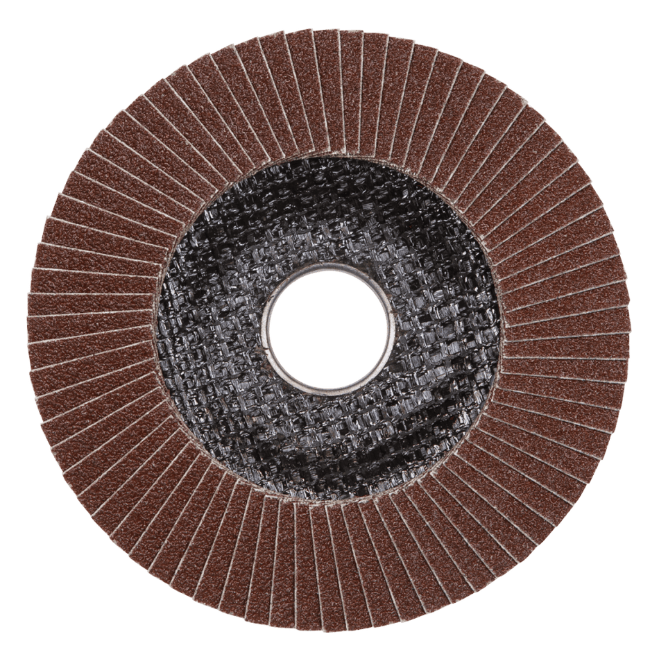 Sealey 115mm Aluminium Oxide Flap Disc 60Grit 22mm Bore Model No- FD11560E