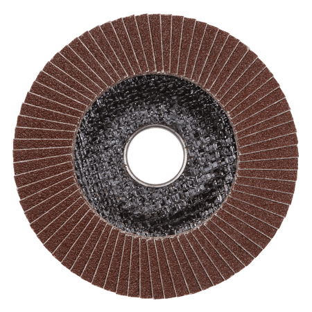 Sealey Flap Disc Aluminium Oxide 115mm 22mm Bore 80Grit Model No- FD11580E