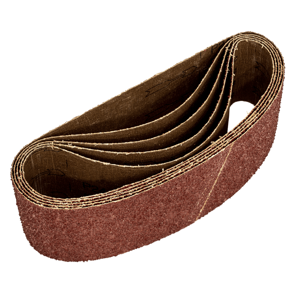 Sealey Sanding Belt 75 x 533mm 24Grit - Pack of 5 Model No- WSB53245