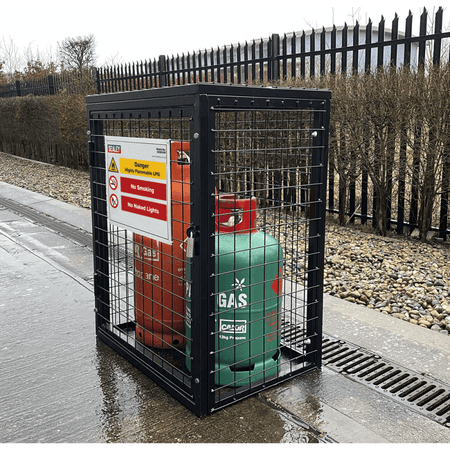 Sealey Safety Cage - 2 x 19kg Gas Cylinders Model No- GCSC219