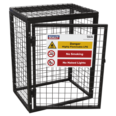 Sealey Safety Cage - 2 x 19kg Gas Cylinders Model No- GCSC219