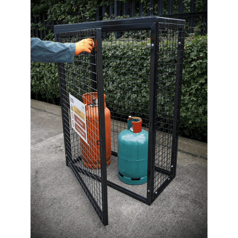 Sealey Safety Cage - 3 x 19kg Gas Cylinders Model No- GCSC319