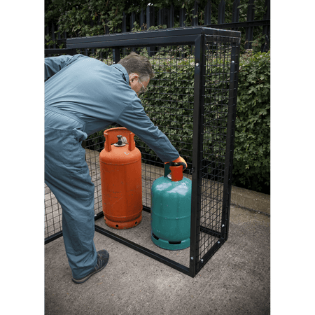 Sealey Gas Cylinder Safety Cage - 3 x 19kg Model No- GCSC319