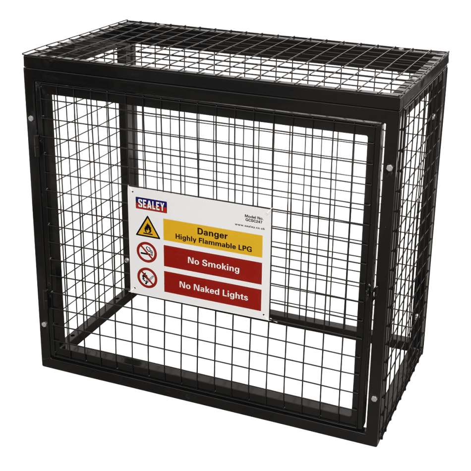 Sealey Safety Cage - 2 x 47kg Gas Cylinders Model No- GCSC247