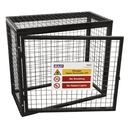 Sealey Safety Cage - 2 x 47kg Gas Cylinders Model No- GCSC247