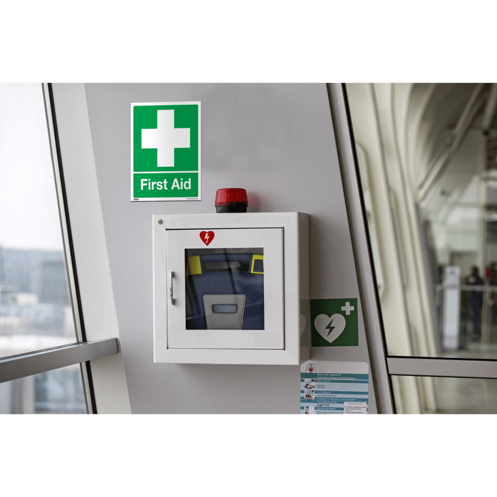 Sealey Safety Sign - First Aid - Self-Adhesive Vinyl Model No- SS26V1