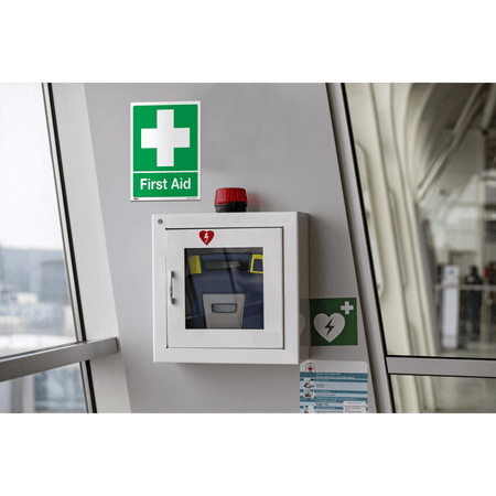 Sealey Safety Sign - First Aid - Self-Adhesive Vinyl Model No- SS26V1