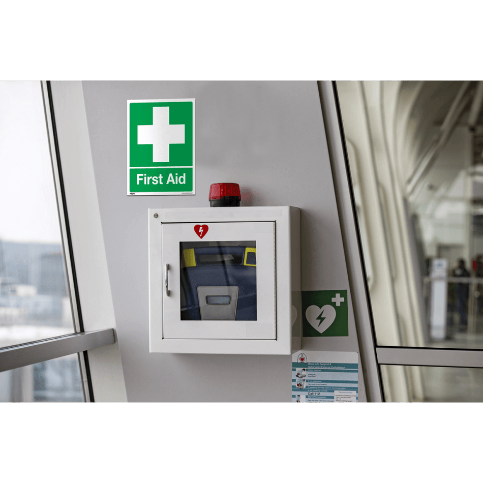 Sealey Safety Sign - First Aid - Self-Adhesive Vinyl Model No- SS26V1