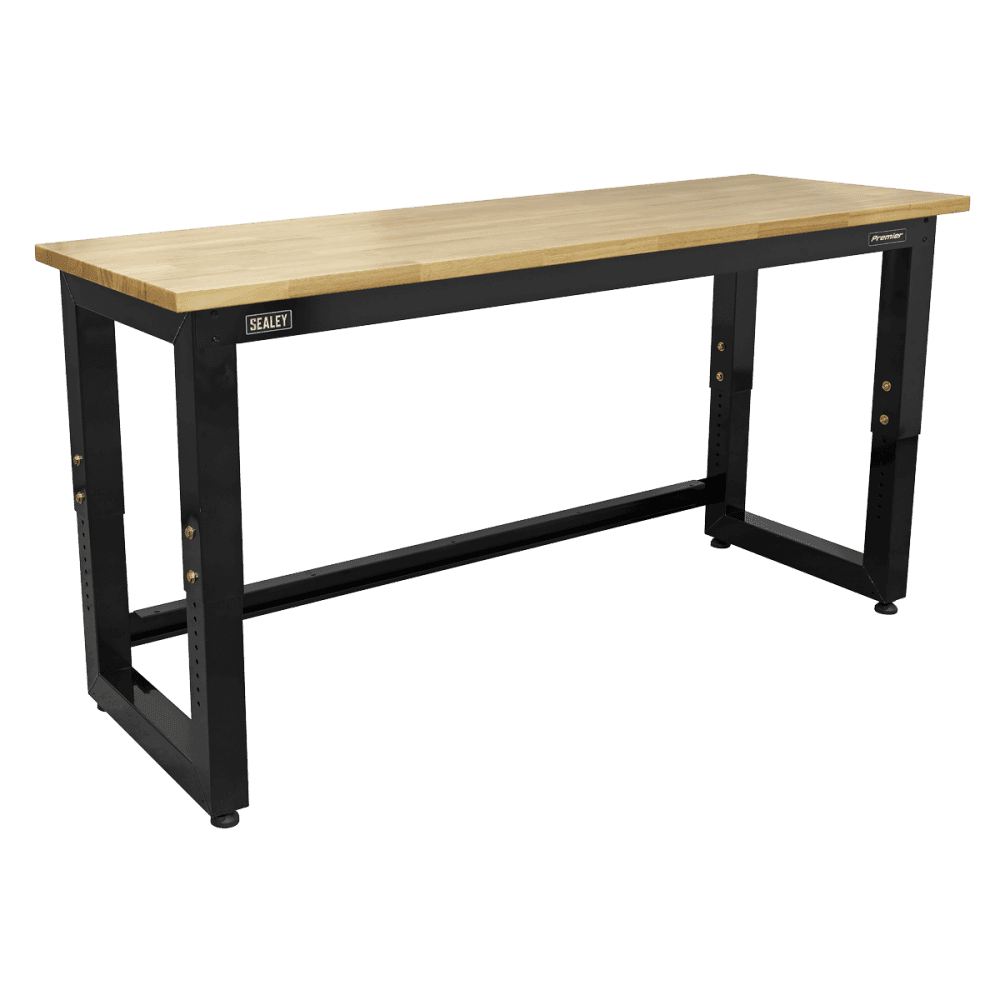 Sealey Steel Adjustable Workbench with Wooden Worktop 1830mm - Heavy-Duty Model No- APMS22