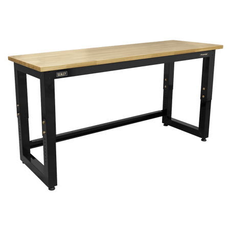 Sealey Steel Adjustable Workbench with Wooden Worktop 1830mm - Heavy-Duty Model No- APMS22