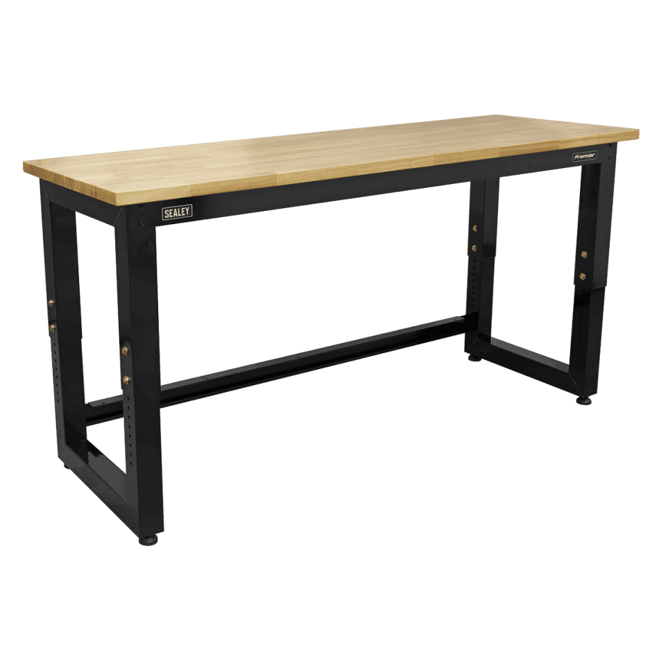 Sealey Steel Adjustable Workbench with Wooden Worktop 1830mm - Heavy-Duty Model No- APMS22