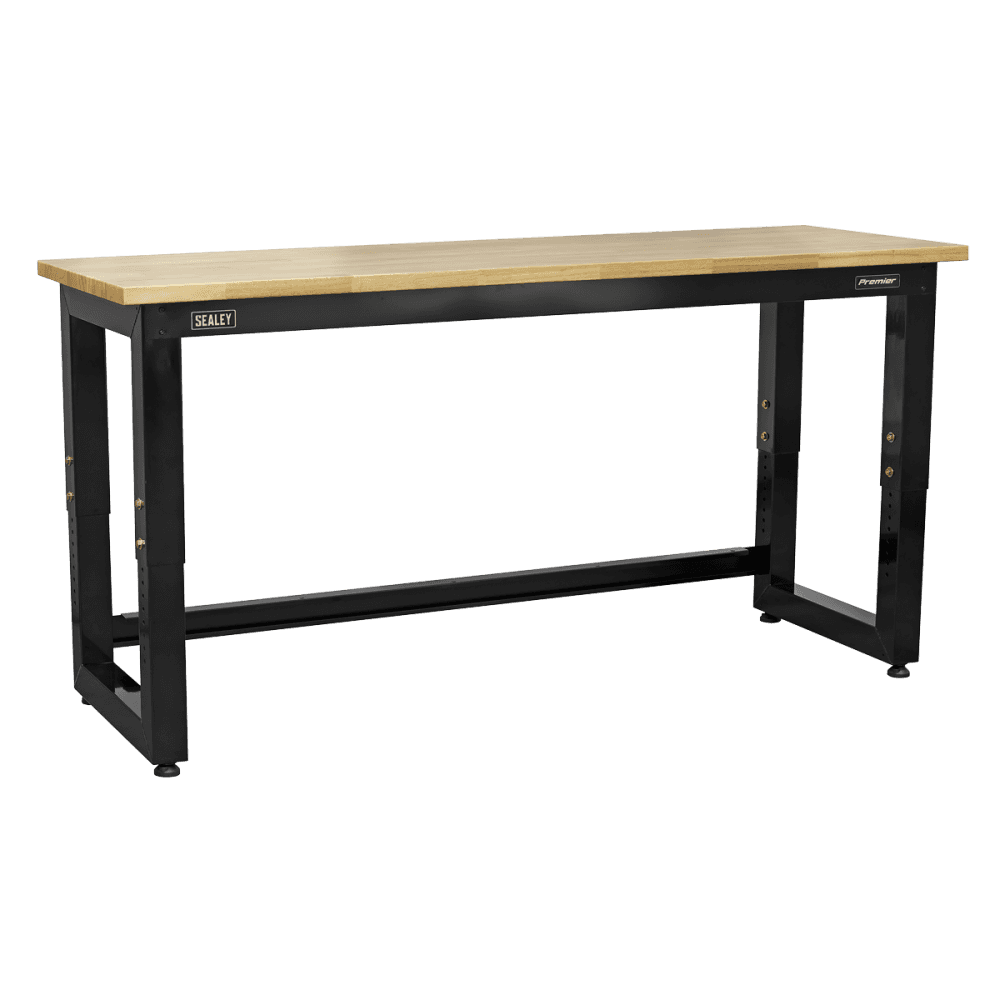 Sealey Steel Adjustable Workbench with Wooden Worktop 1830mm - Heavy-Duty Model No- APMS22
