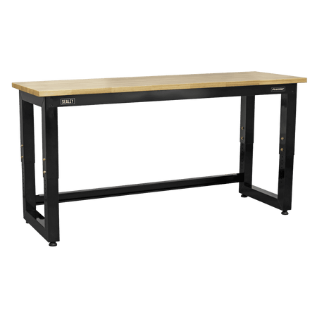 Sealey Steel Adjustable Workbench with Wooden Worktop 1830mm - Heavy-Duty Model No- APMS22