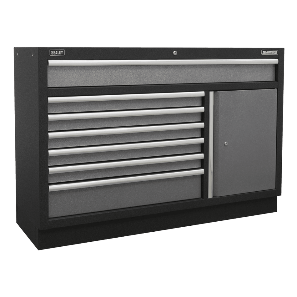 Sealey Modular Storage System Combo - Stainless Steel Worktop Model No- APMSSTACK15SS