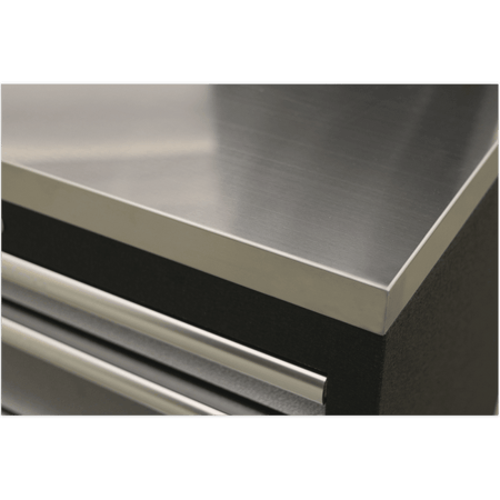 Sealey Modular Storage System Combo - Stainless Steel Worktop Model No- APMSSTACK16SS