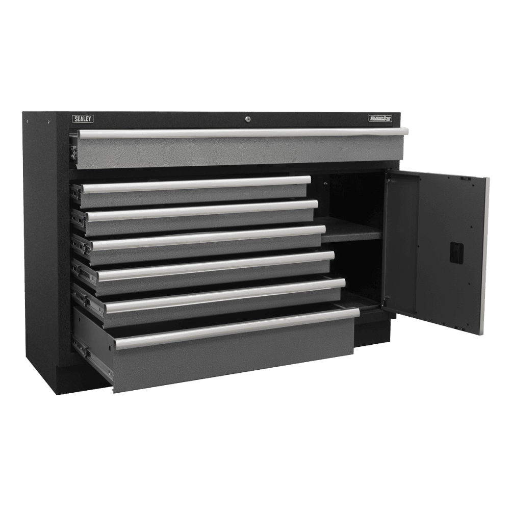 Sealey Modular 7 Drawer Floor Cabinet 1360mm Model No- APMS64