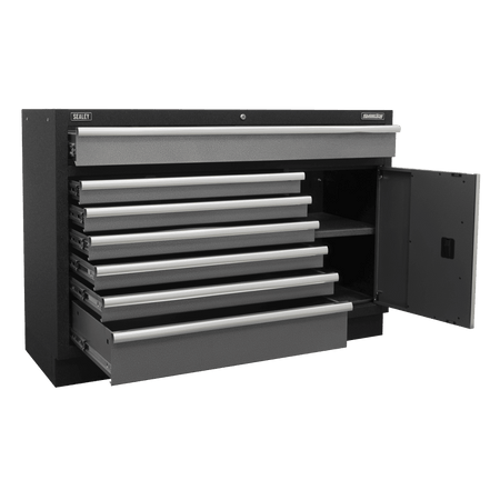 Sealey Modular 7 Drawer Floor Cabinet 1360mm Model No- APMS64