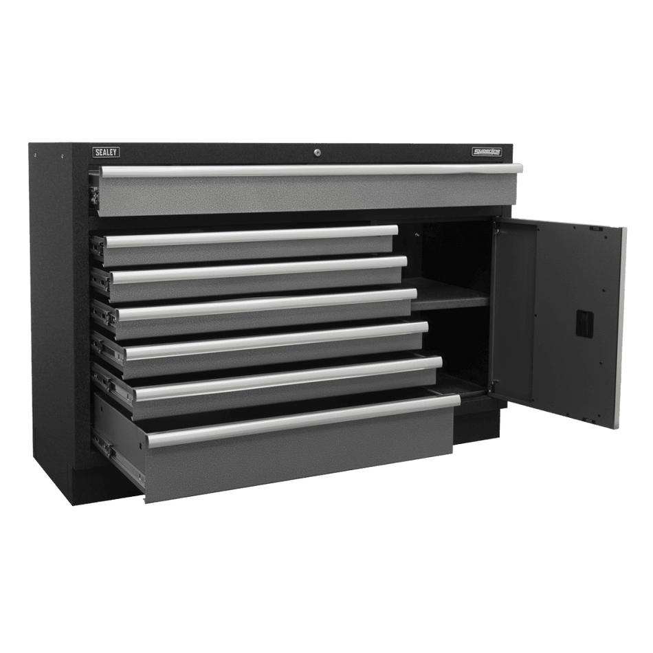 Sealey Modular 7 Drawer Floor Cabinet 1360mm Model No- APMS64