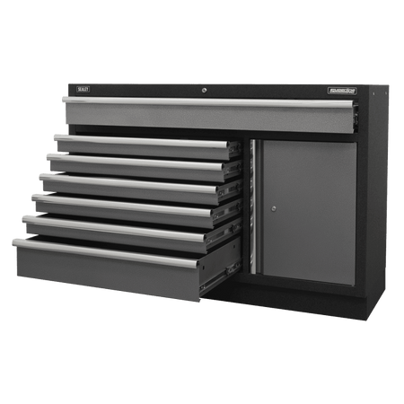 Sealey Modular 7 Drawer Floor Cabinet 1360mm Model No- APMS64