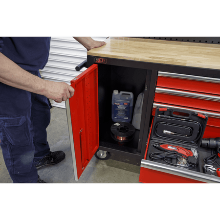Sealey Mobile Workstation 10 Drawer with Backboard Model No- AP6310