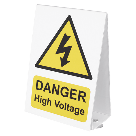 Sealey High Voltage Vehicle Warning Sign Model No- HVS1