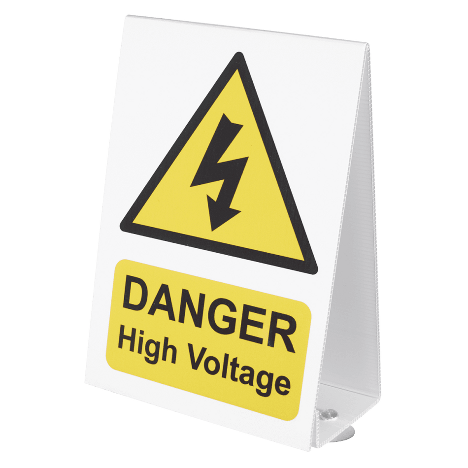 Sealey High Voltage Vehicle Warning Sign Model No- HVS1