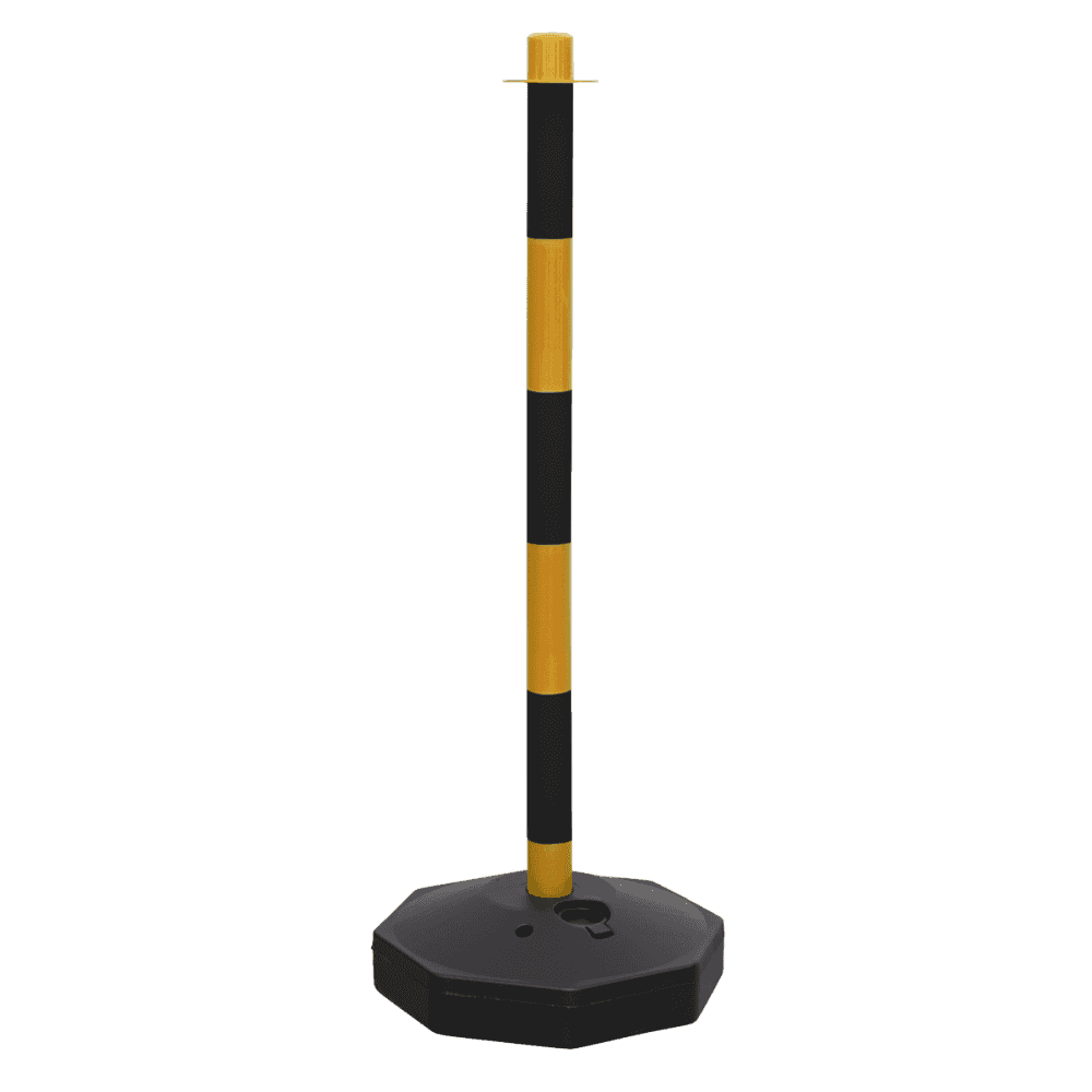 Sealey Black/Yellow Post & Chain Kit 25m Model No- BYSBKIT