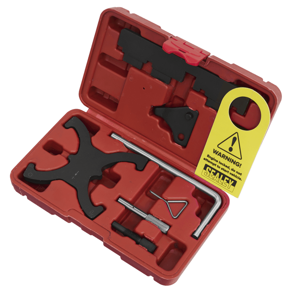 Sealey Petrol Engine Timing Tool Kit - for Ford, Volvo 1.6 EcoBoost & 2.0D/2.2D Belt Drive Model No- VSE6560A