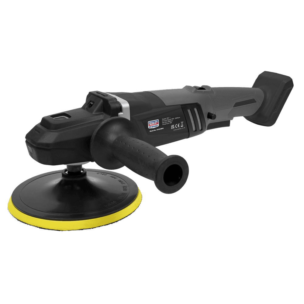Sealey Premier SV20 Series 180mm Brushless Cordless Rotary Polisher 20V - Body Only Model No- CP20VRPX