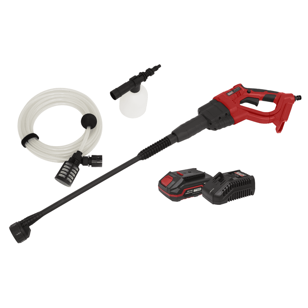 Sealey Cordless Pressure Washer 20V SV20 Series 2Ah Model No- CP20VPWKIT1
