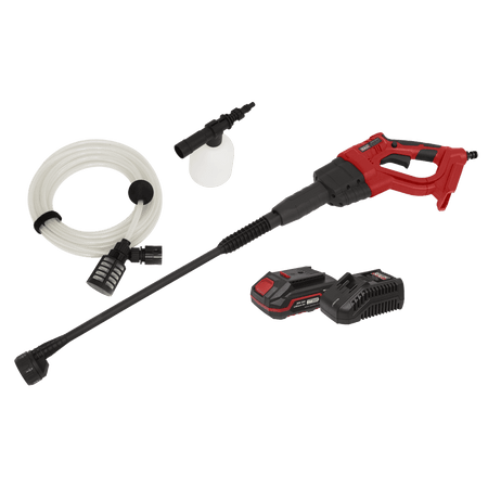 Sealey Cordless Pressure Washer 20V SV20 Series 2Ah Model No- CP20VPWKIT1