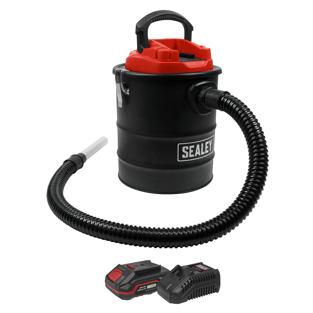 Sealey SV20 Series 15L Cordless Handheld Ash Vacuum Cleaner Kit 20V 2Ah SV20 Model No- CP20VAVKIT1