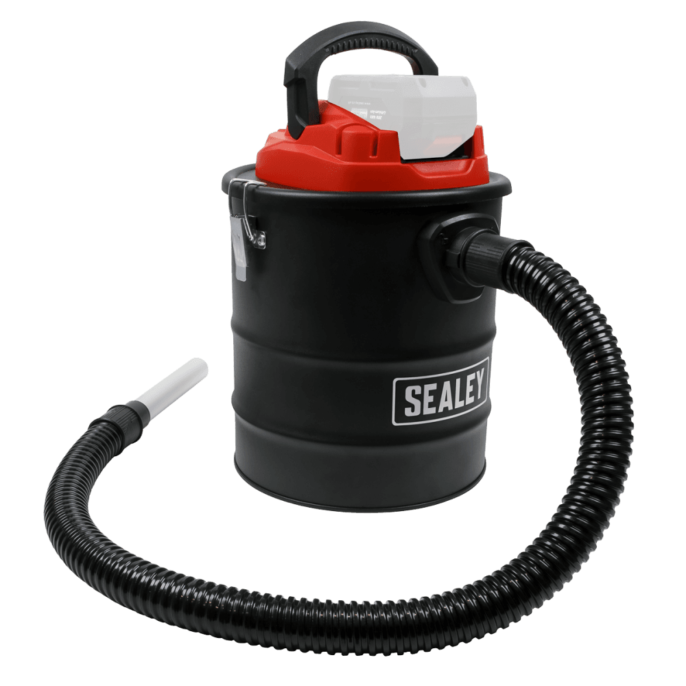 Sealey Handheld Ash Vacuum Cleaner 20V SV20 Series 15L Kit - 2 Batteries Model No- CP20VAVKIT