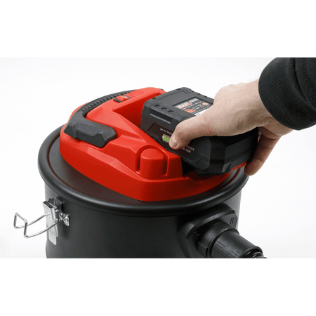 Sealey SV20 Series 15L Cordless Handheld Ash Vacuum Cleaner 20V - Body Only Model No- CP20VAV