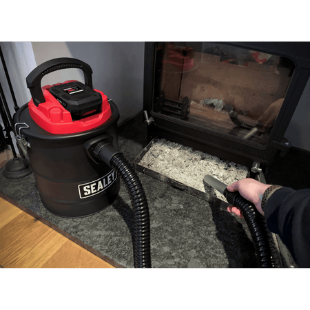 Sealey SV20 Series 15L Cordless Handheld Ash Vacuum Cleaner 20V - Body Only Model No- CP20VAV