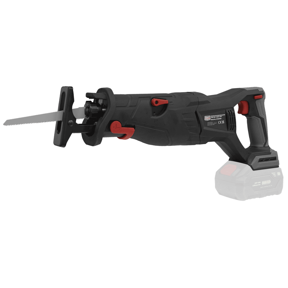 Sealey Brushless Reciprocating Saw 20V 4Ah SV20 Series Kit Model No- CP20VRSXKIT1