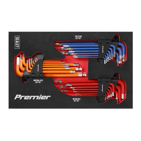 Sealey Master Hex Key Set 27pc Model No- AK7179