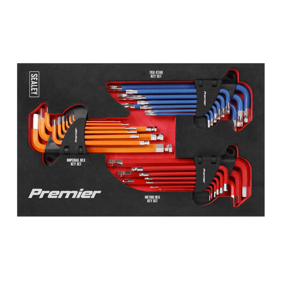 Sealey Master Hex Key Set 27pc Model No- AK7179