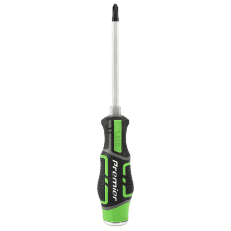 Sealey Hammer-Thru Screwdriver Set Hi-Vis Green 6pc Model No- AK4940HV