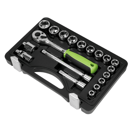 Sealey Socket Set 19pc 3/8"Sq Drive Metric Model No- S01235