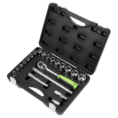 Sealey Socket Set 21pc 1/2"Sq Drive Metric Model No- S01237