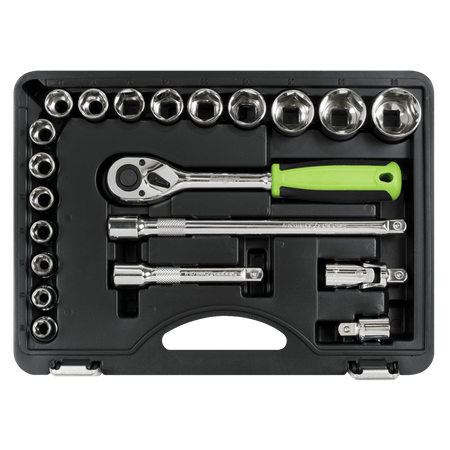 Sealey Socket Set 21pc 1/2"Sq Drive Metric Model No- S01237