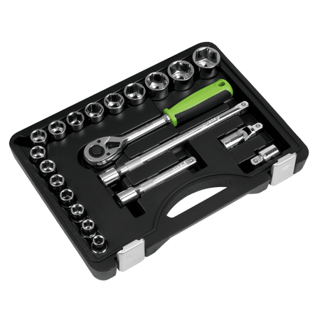 Sealey Socket Set 21pc 1/2"Sq Drive Metric Model No- S01237