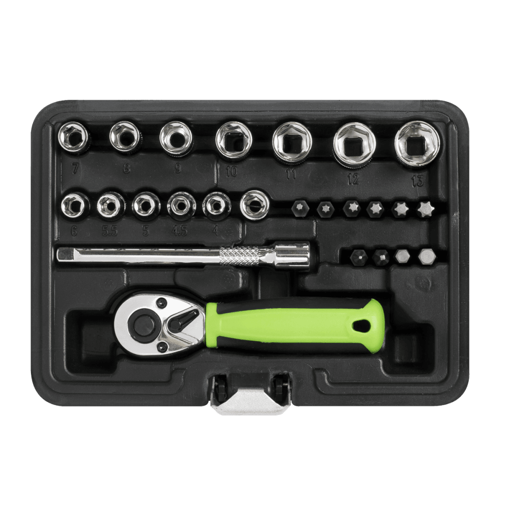 Sealey Socket Set 25pc 1/4"Sq Drive - Metric Model No- S01233