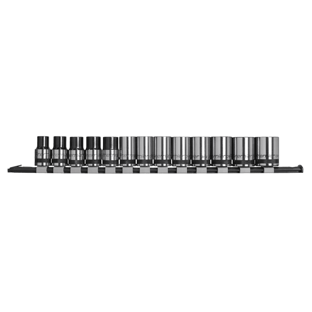 Sealey Socket Set 13pc 1/2"Sq Drive Metric - Black Series Model No- AK7994